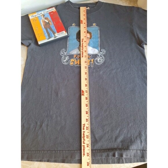 Vintage Napoleon Dynamite Flippin Sweet Movie Promo Gray T Shirt Mens M & DVD - Picture 2 of 12